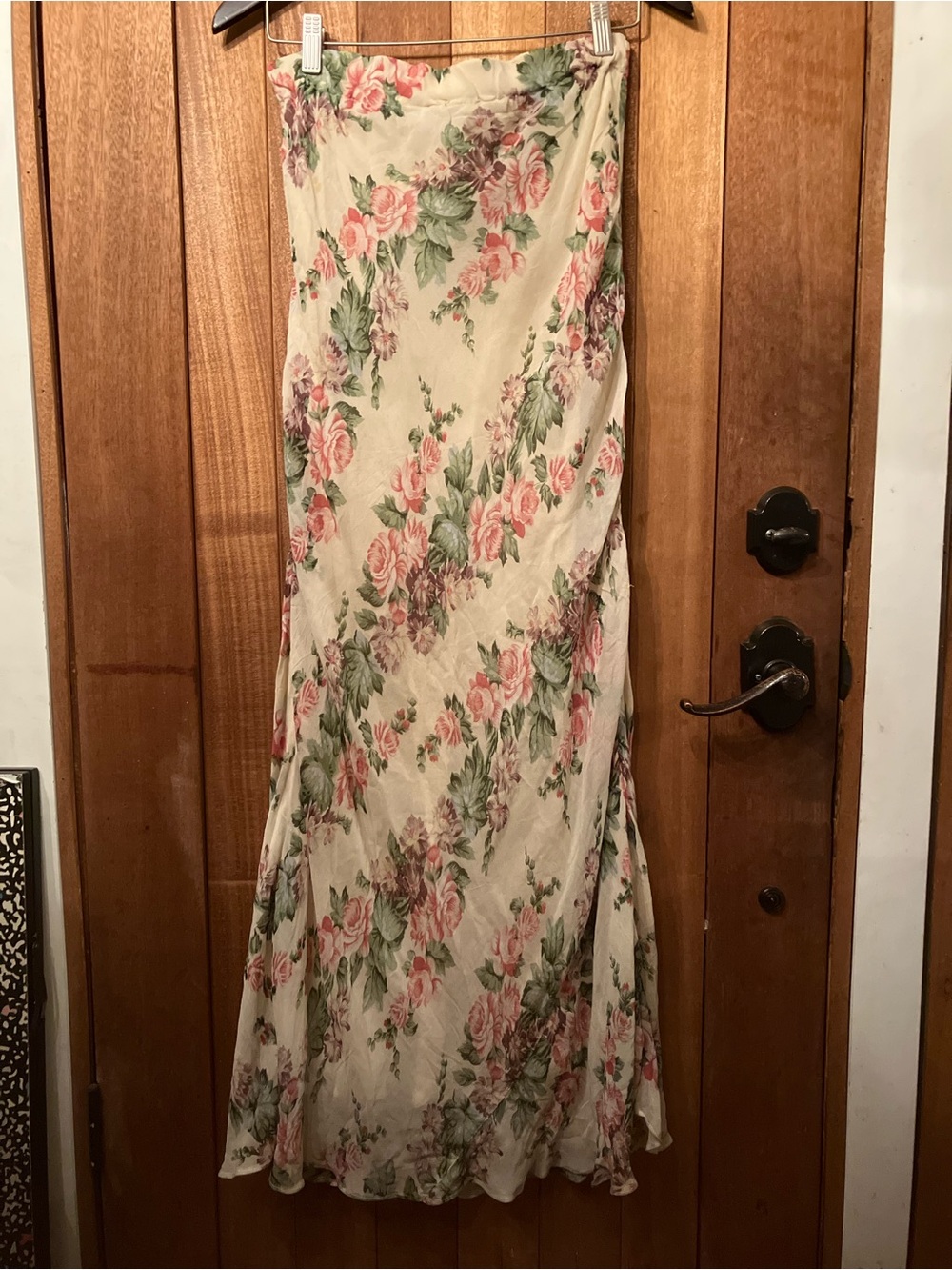 Vintage Nostalgia Rayon Maxi Skirt